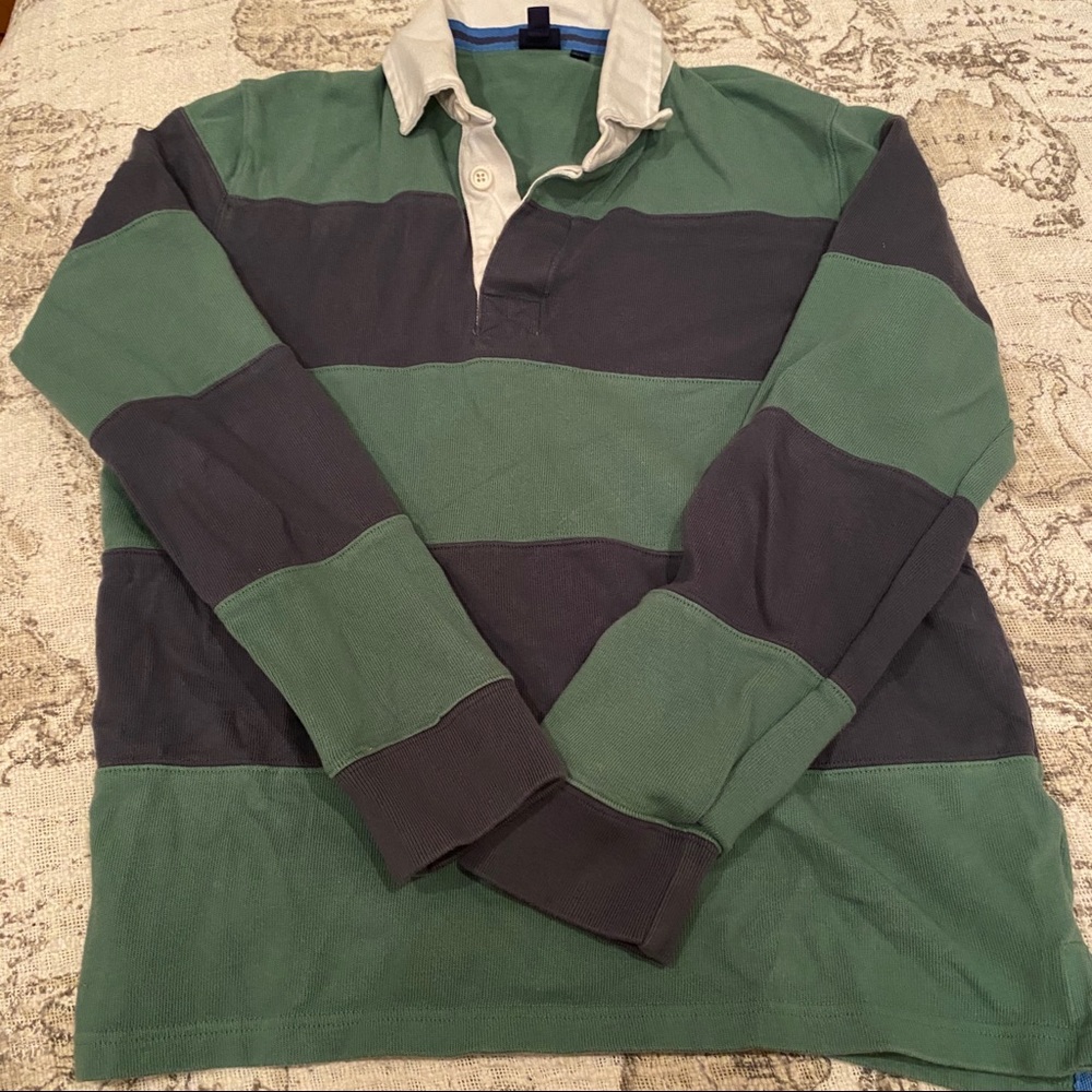 Striped Longsleeve polo